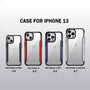 Clear Iron Armor Hybrid Chrome Case for Apple iPhone 13 (6.1) (Black) - IP13-61-IRON-CASE-BLACK-8.jpg