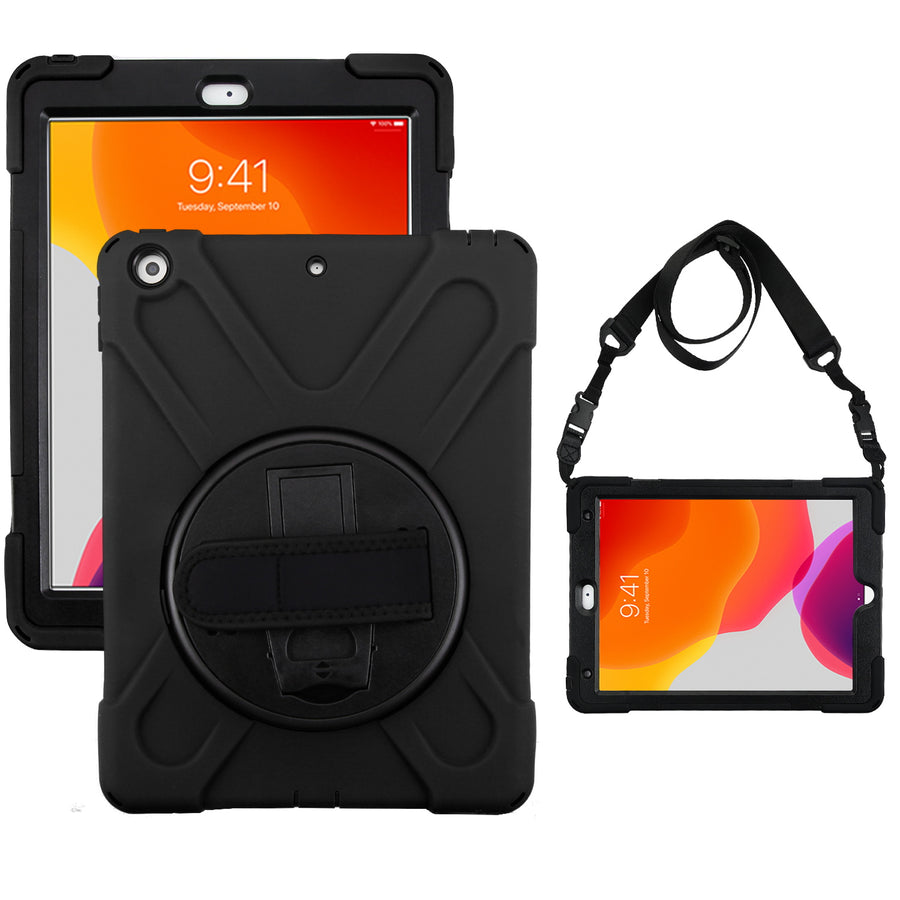 MyBat TurnTablet Xtra Grip Series - iPad 10.2 (2019) (A2197, A2200, A2198)/iPad 10.2 (2020) / iPad 10.2 (2021) - Black / Black - IPAD102HPCRS001-1.jpg