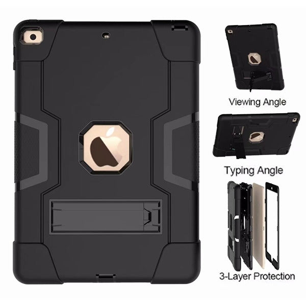 MyBat Symbiosis Stand Protector Cover for Apple iPad 10.2 (2019) (A2197, A2200, A2198)/iPad 10.2 (2020) / iPad 10.2 (2021) - Black / Black - IPAD102HPCRS211-3.jpg