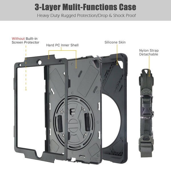 MyBat TurnTablet Xtra Grip Series - iPad Pro 9.7 (A1673,A1674,A1675) - Black / Black - IPADPRO97HPCRS001NP-2.jpg