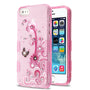 MyBat Full Glitter TUFF Series Case for Apple iPhone 5s/5 / SE - Butterfly Flowers (Pink) Diamante - IPHONE5SHPCTUFFGTIMDI005WP-2.jpg