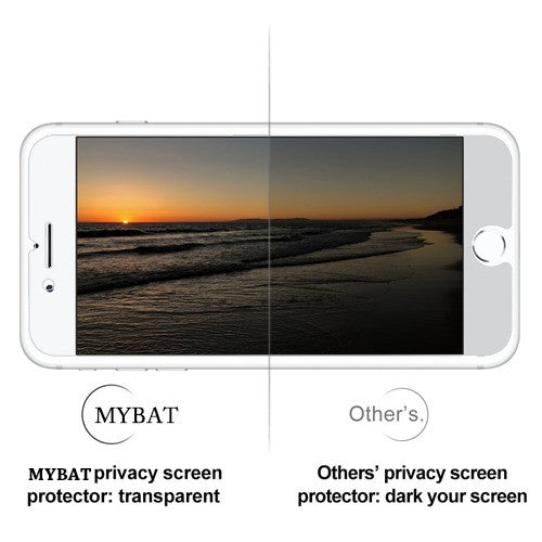 MyBat Privacy Tempered Glass Screen Protector (2.5D) for Apple iPhone 8/7/iPhone SE (2022) / SE (2020) - Transparent Smoke - IPHONE8LCDSCPR67-3.jpg