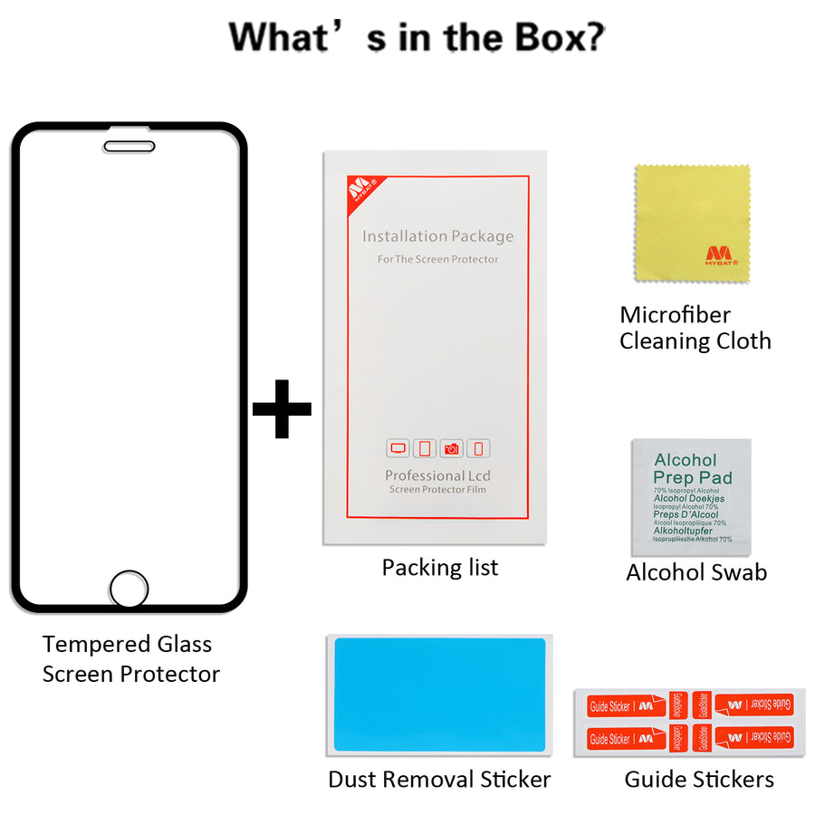 MyBat Full Coverage Tempered Glass Screen Protector for Apple iPhone 8/7/iPhone SE (2022) / SE (2020) - Black - IPHONE8LCDSCPR85A-6.jpg
