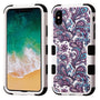 MyBat TUFF Series Case for Apple iPhone XS/X - Purple European Flowers / Black - IPHONEXHPCTUFFIM237WP-2.jpg