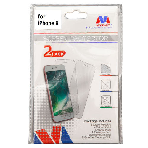 MyBat Screen Protector Twin Pack for Apple iPhone XS/X / 11 Pro - Clear - IPHONEXLCDSCPRTW-2.jpg