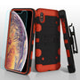 MyBat 3-in-1 Storm Tank Hybrid Protector Cover Combo (with Black Holster) for Apple iPhone XS Max - Black / Red - IPXSMAXHPCSTKCMB002WP-2.jpg