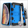 MyBat 3-in-1 Storm Tank Hybrid Protector Cover Combo (with Black Holster) for Apple iPhone XS Max - Blue / Black - IPXSMAXHPCSTKCMB006WP-1.jpg