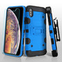 MyBat 3-in-1 Storm Tank Hybrid Protector Cover Combo (with Black Holster) for Apple iPhone XS Max - Blue / Black - IPXSMAXHPCSTKCMB006WP-2.jpg