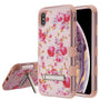 MyBat TUFF Series Case (with Magnetic Metal Stand) for Apple iPhone XS Max - Vintage Rose Bush Textured Rose Gold / Rose Gold - IPXSMAXHPCTUFFIM3504WP-2.jpg