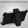 MyBat TUFF Series Case (with Magnetic Metal Stand) for Apple iPhone XS Max - Vintage Rose Bush Textured Rose Gold / Rose Gold - IPXSMAXHPCTUFFIM3504WP-8.jpg