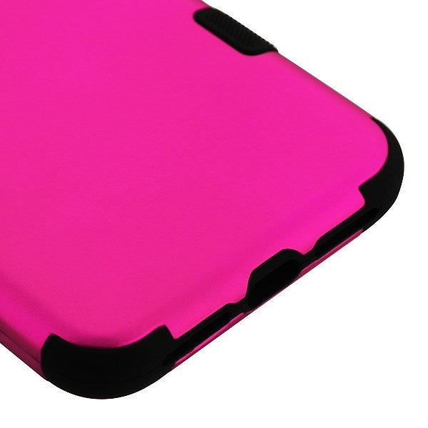 MyBat TUFF Hybrid Phone Protector Cover [Military-Grade Certified](with Package) for Apple iPhone XS Max - Titanium Solid Hot Pink / Black - IPXSMAXHPCTUFFSO004WP-5.jpg