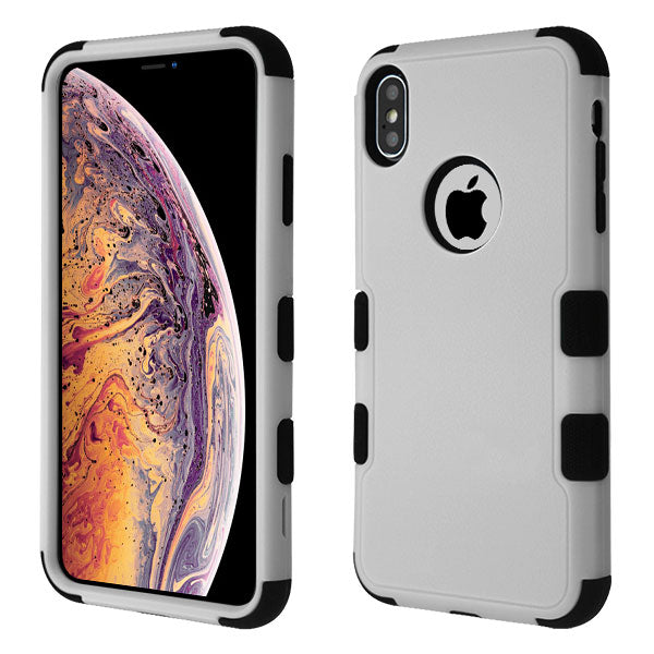 MyBat TUFF Series Case for Apple iPhone XS Max - Natural Gray / Black - IPXSMAXHPCTUFFSO258WP-2.jpg