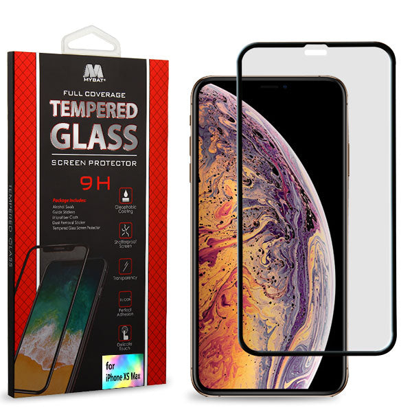 MyBat Full Coverage Tempered Glass Screen Protector for Apple iPhone XS Max / 11 Pro Max - Black - IPXSMAXLCDSCPR85A-1.jpg