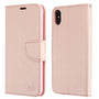 MyBat Liner MyJacket Wallet Crossgrain Series for Apple iPhone XS Max - Rose Gold Pattern / Rose Gold - IPXSMAXMYJK84GWP-5.jpg