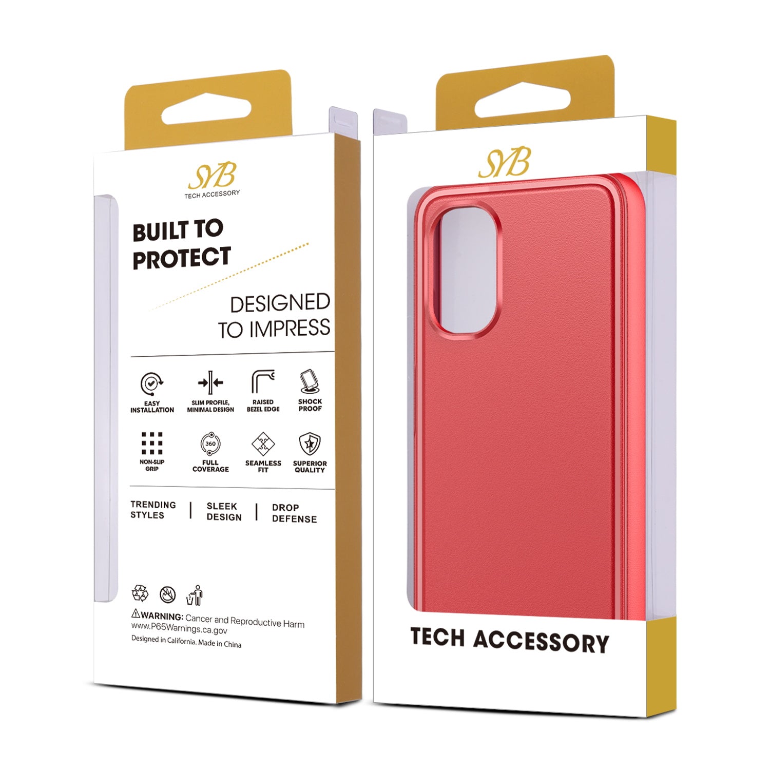 SYB Intact Series Case for Boost Celero 5G (2024) - Red