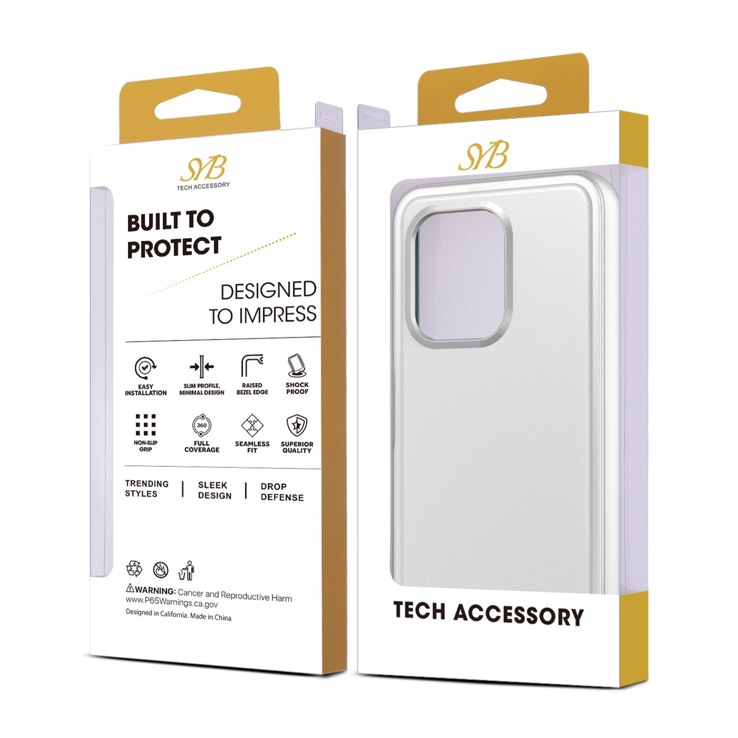SYB Intact Series Case for Boost Celero 5G Plus (2024) - White