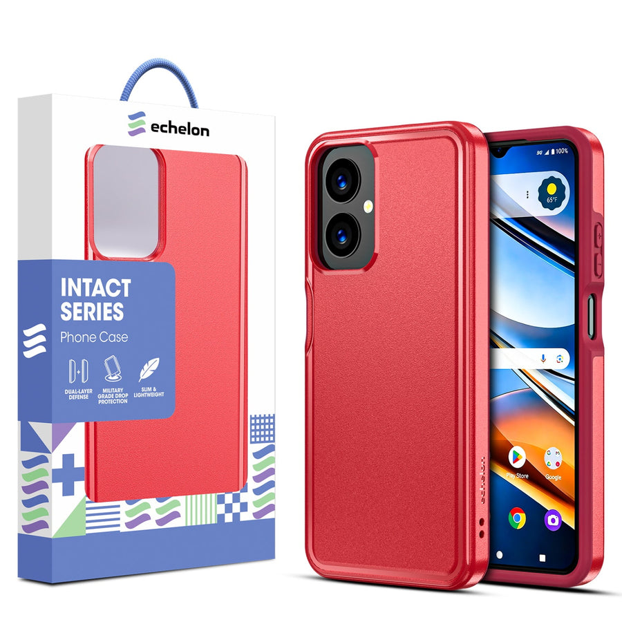 echelon Intact Series Case for Cricket Icon 2026/At&t Propel 3 5G - Red