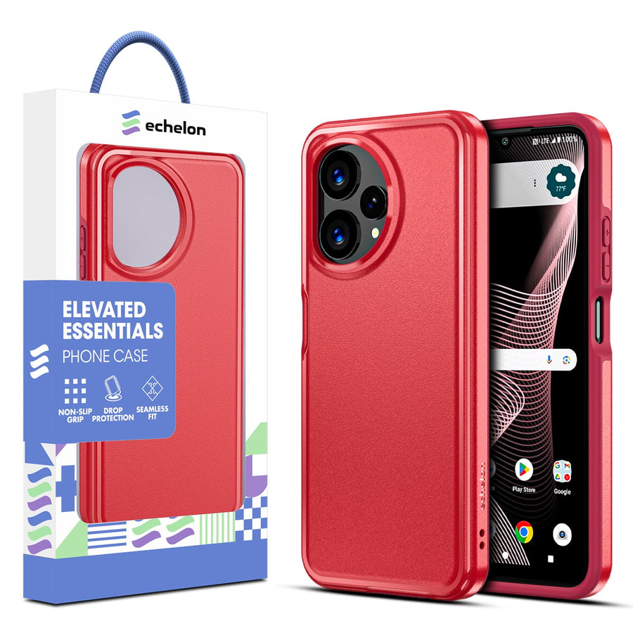 echelon Intact Series Case for Cricket Icon Plus 2026/At&t Verge 2 - Red