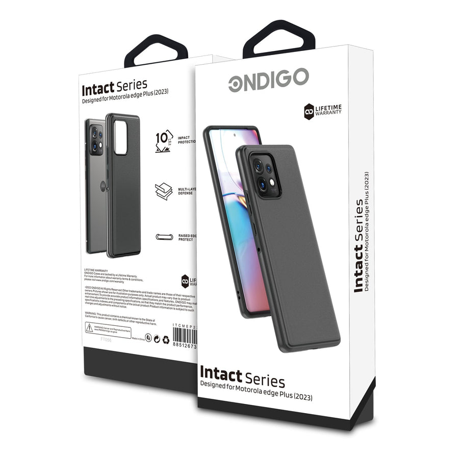 Intact Series Case for Motorola edge Plus (2023) - Black