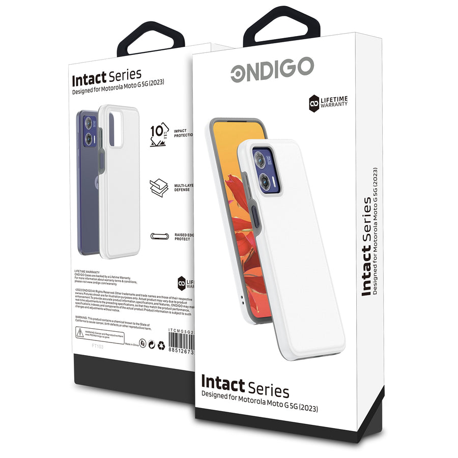 Intact Series Case for Motorola Moto G 5G (2023) - White - ITCMG5G23WHT-7.jpg