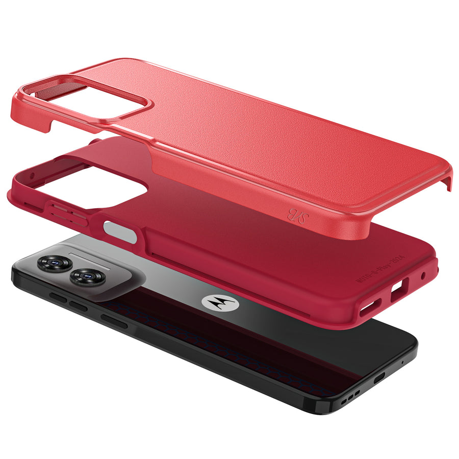 SYB Intact Series Case for Motorola Moto G Play 4G (2024) - Red - ITCMGPY24RED-6.jpg