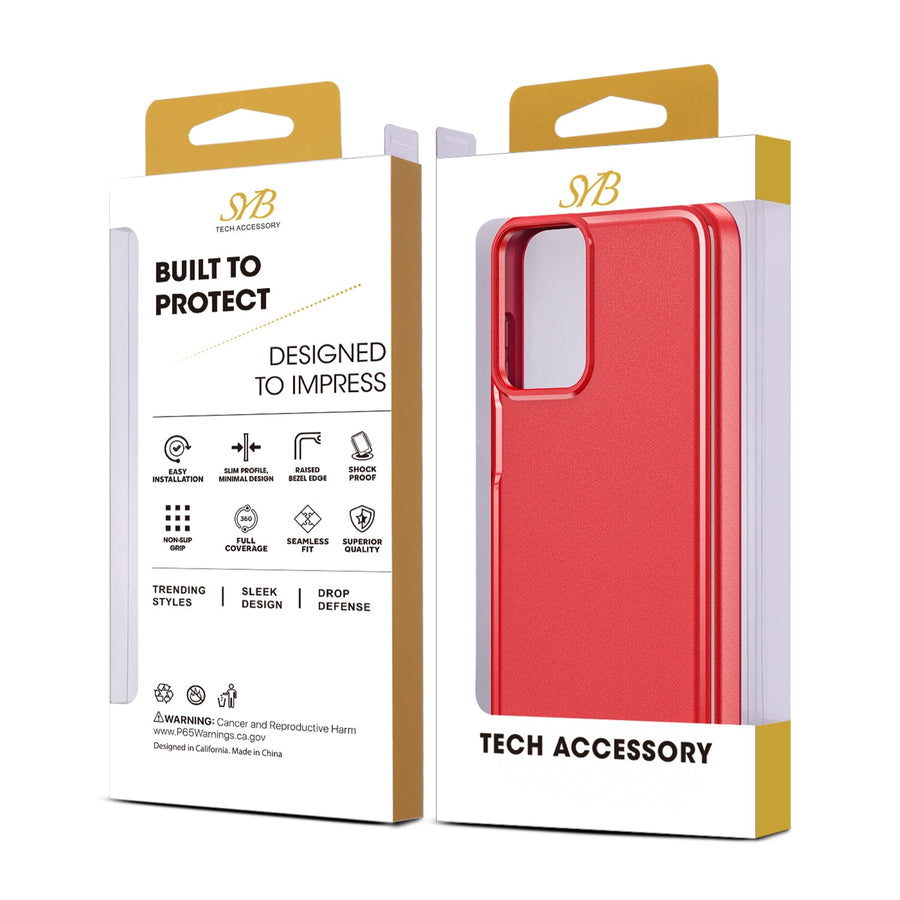 SYB Intact Series Case for Motorola Moto G Play 4G (2024) - Red