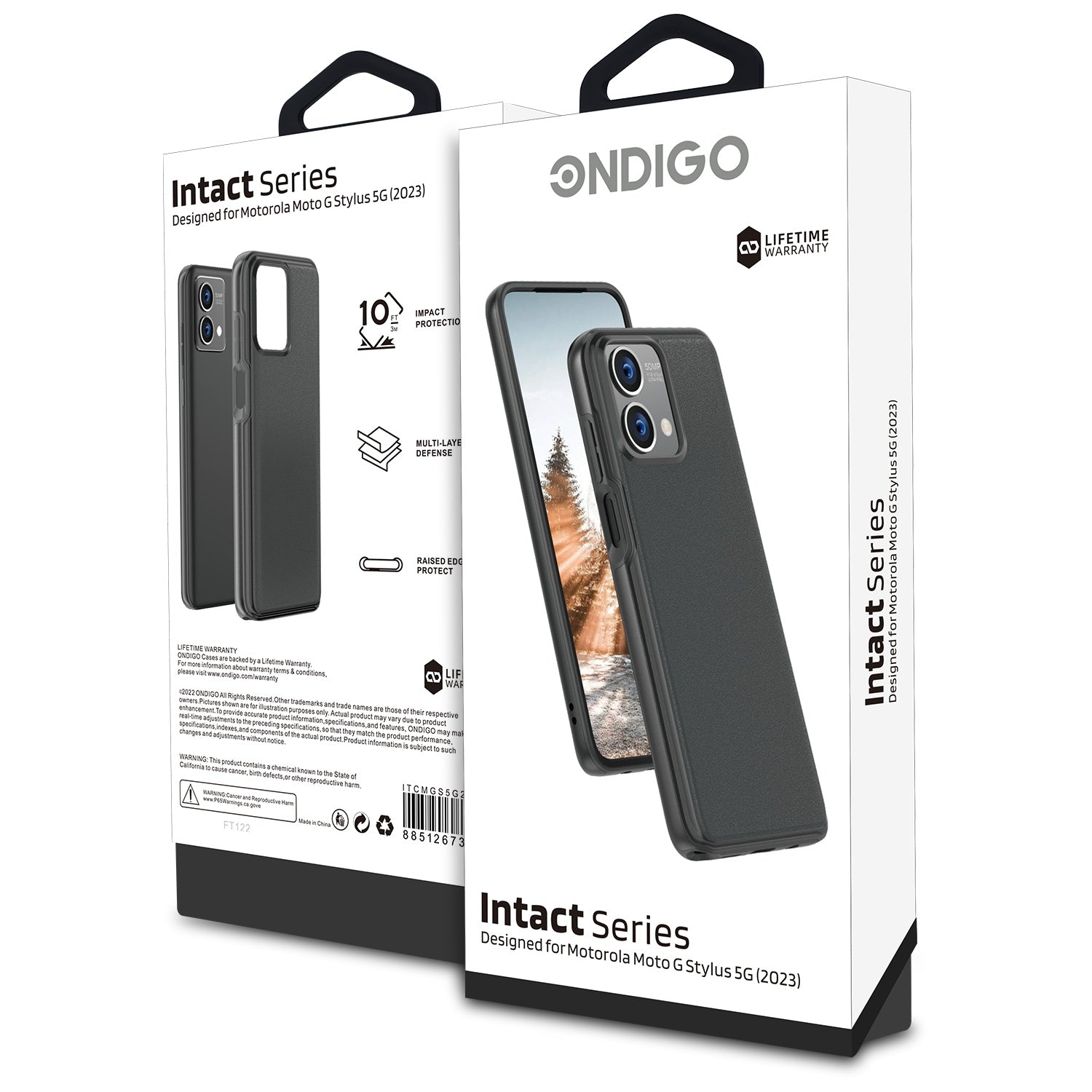 Intact Series Case for Motorola Moto G Stylus 5G (2023) - Black