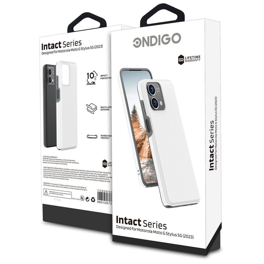 Intact Series Case for Motorola Moto G Stylus 5G (2023) - White