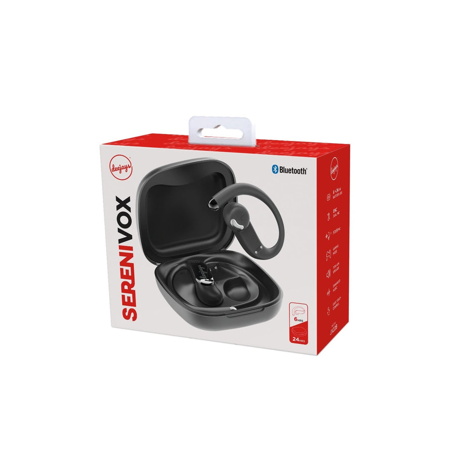 Deejays JX22 SereniVox Bluetooth Earbuds White - Black
