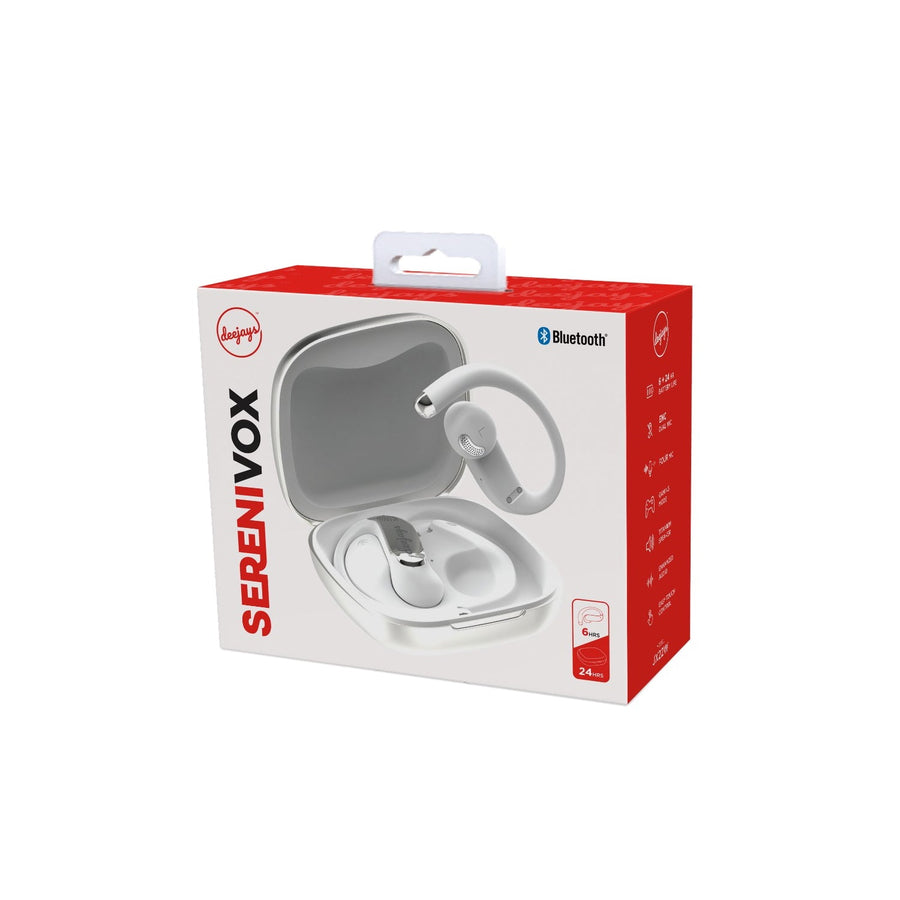 Deejays JX22 SereniVox Bluetooth Earbuds White - White