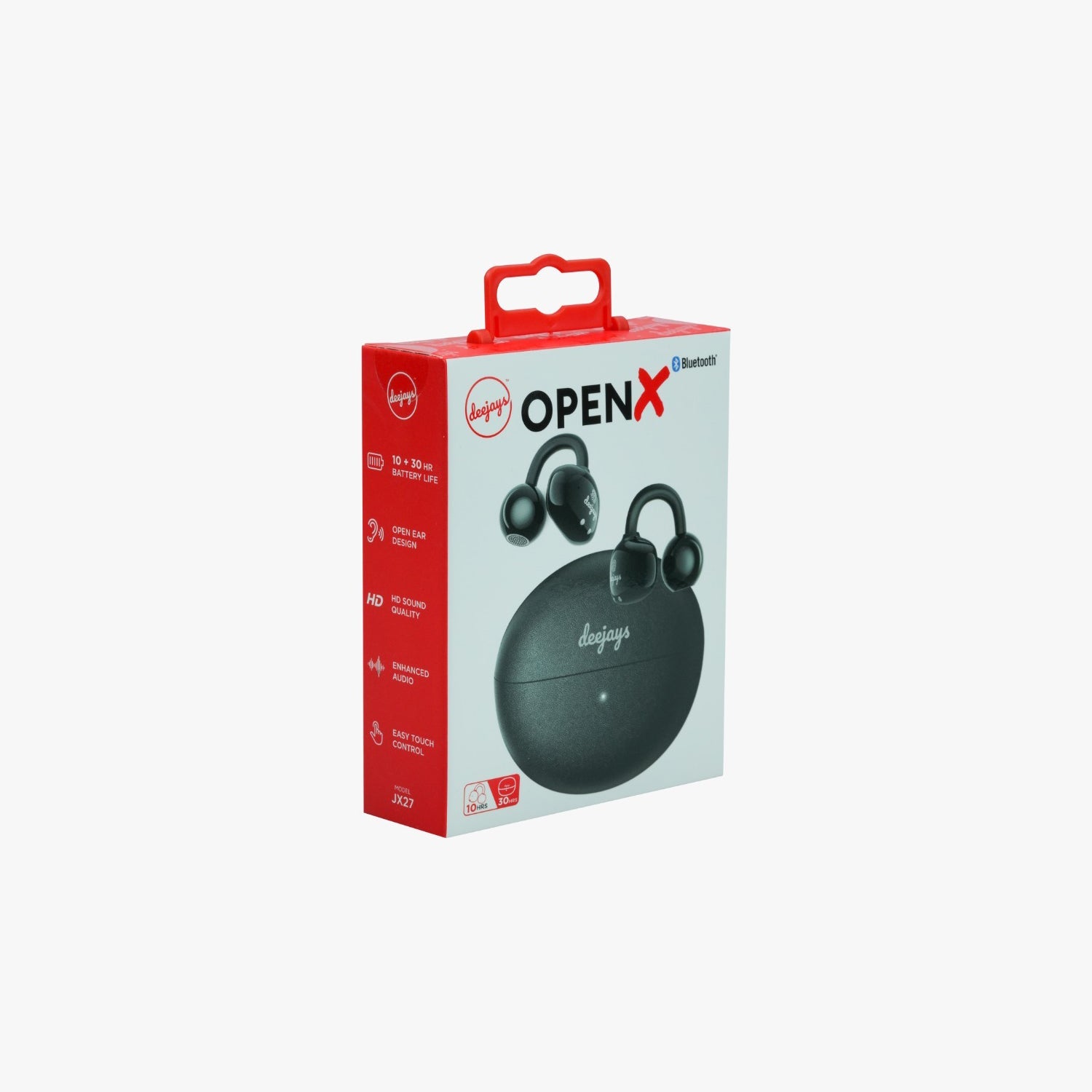 Deejays JX27 OpenX Bluetooth earbuds - Black