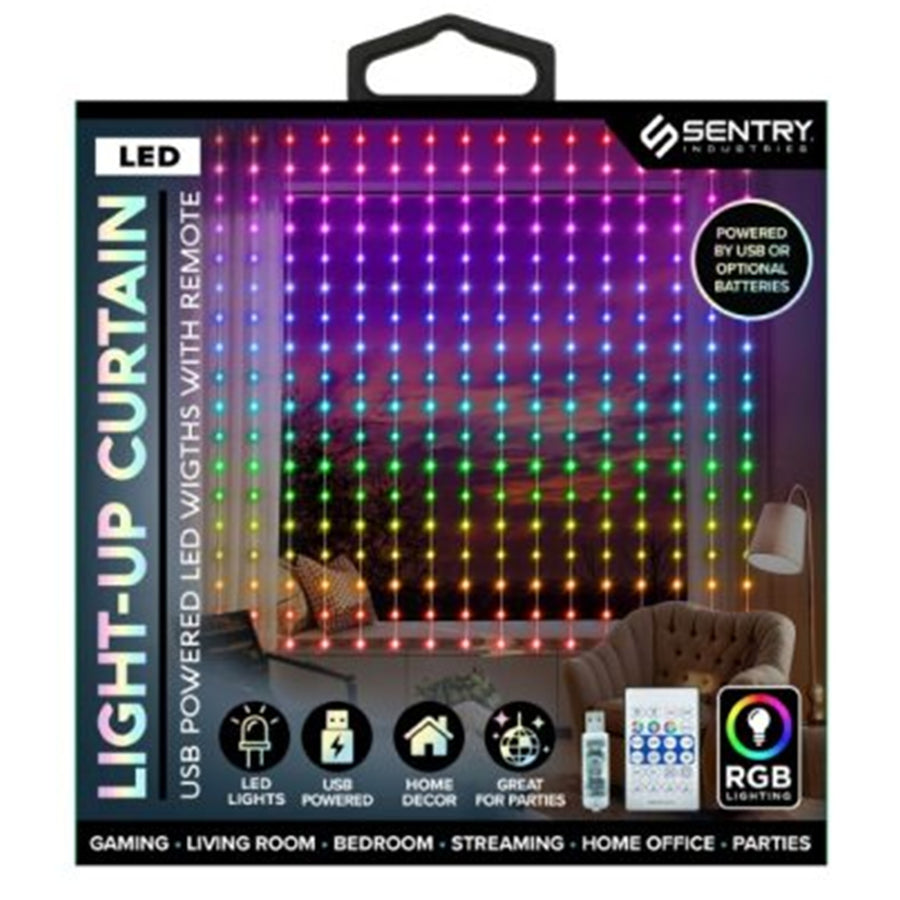 Sentry Light-Up LED Curtain - Multicolor - LEDCUR.JPG