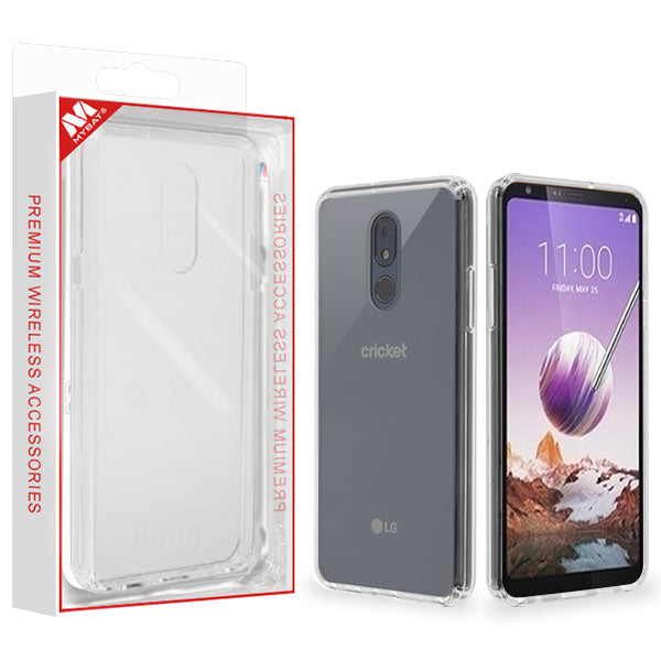 MyBat Sturdy Gummy Cover for Lg Stylo 5 - Highly Transparent Clear / Transparent Clear - LGSTL5CASKGM0141-1.jpg