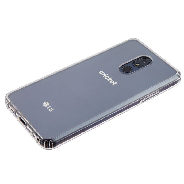 MyBat Sturdy Gummy Cover for Lg Stylo 5 - Highly Transparent Clear / Transparent Clear - LGSTL5CASKGM0141-4.jpg