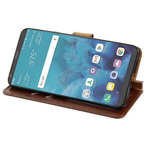 MyBat MyJacket Wallet Element Series for Lg Stylo 4 / Stylo 4 Plus - Brown - LGSTYLO4MYJK562WP-3.jpg