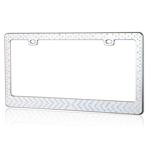 Valor Modern Arrows Diamond License Plate Frame - LPF2EC029MAD-2.jpg
