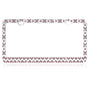 Valor Lavish Chrome Metal Checkers with Blend of Sparkling Pink Crystals Design Metal Frame with Crystals - LPF2HC007PNK-1.jpg