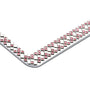 Valor Lavish Chrome Metal Checkers with Blend of Sparkling Pink Crystals Design Metal Frame with Crystals - LPF2HC007PNK-3.jpg