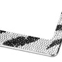 Valor Zebra Pattern with Shining Black and White Crystals Chrome Metal Frame - LPF3EC029WBK-12.jpg