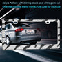 Valor Zebra Pattern with Shining Black and White Crystals Chrome Metal Frame - LPF3EC029WBK-2.jpg