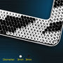 Valor Zebra Pattern with Shining Black and White Crystals Chrome Metal Frame - LPF3EC029WBK-7.jpg