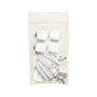Valor Screws and Caps - Chrome Metal "V" Caps, set of "4"