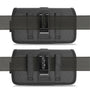 LUXMO Large Horizontal Universal Nylon Pouch w/ Credit Card Slot- Black - LPLGGF-EUH7-BK-6.jpg