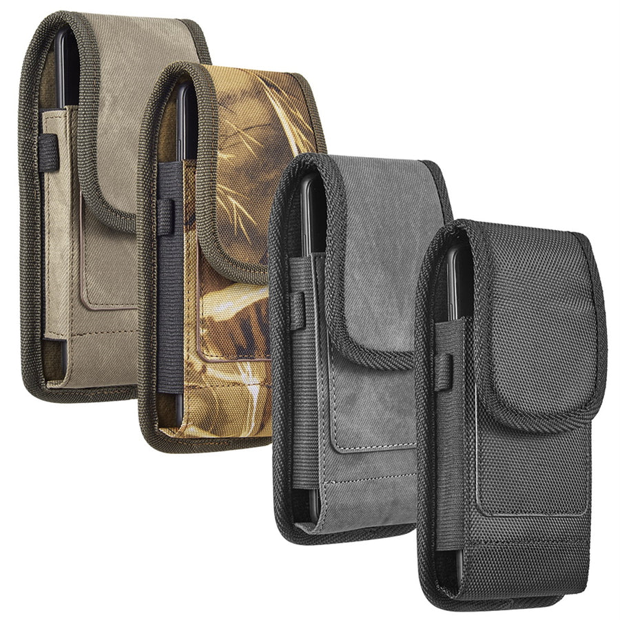 LUXMO Large Vertical Universal Nylon Pouch w/ Dual Card Slots - Tree Camo - LPLGGF-EUV2-CAMO-3.jpg