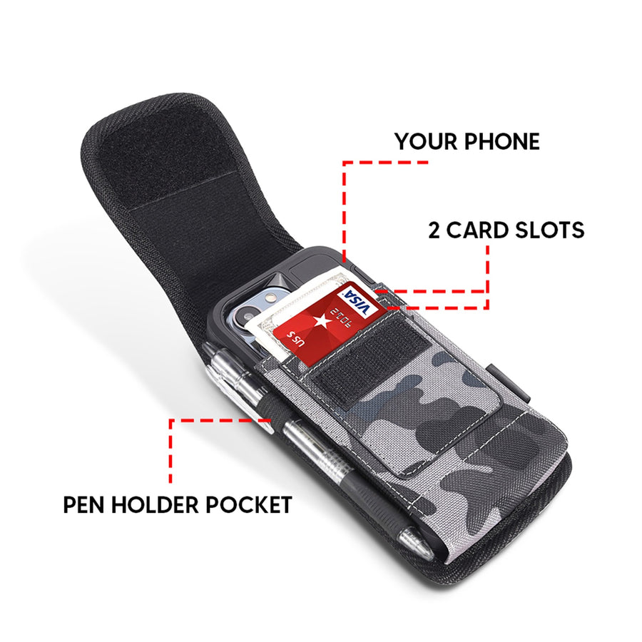 LUXMO Large Vertical Universal Nylon Pouch w/ Dual Card Slots - Grey Camo - LPLGGF-EUV2-GYCAMO-5.jpg