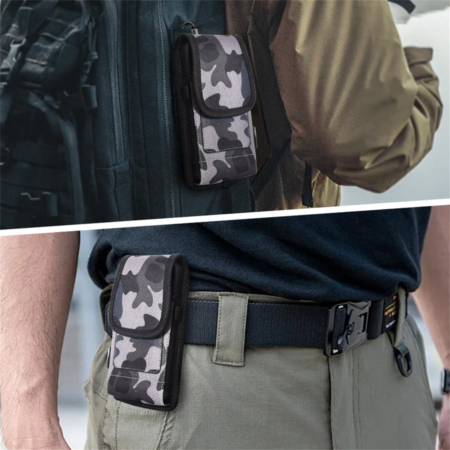 LUXMO Large Vertical Universal Nylon Pouch w/ Dual Card Slots - Grey Camo - LPLGGF-EUV2-GYCAMO-7.jpg