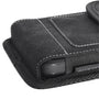 LUXMO Large Horizontal Universal Pouch w/ Dual Card Slots - Black Denim Fabric (Retail Packaging) - LPLGGF-EUV3-INK-C-8.jpg