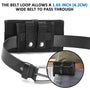 LUXMO Large Horizontal Universal Nylon Pouch w/ Large Front Zipper Compartment - Black - LPLGGF-LU43-HBK-6.jpg