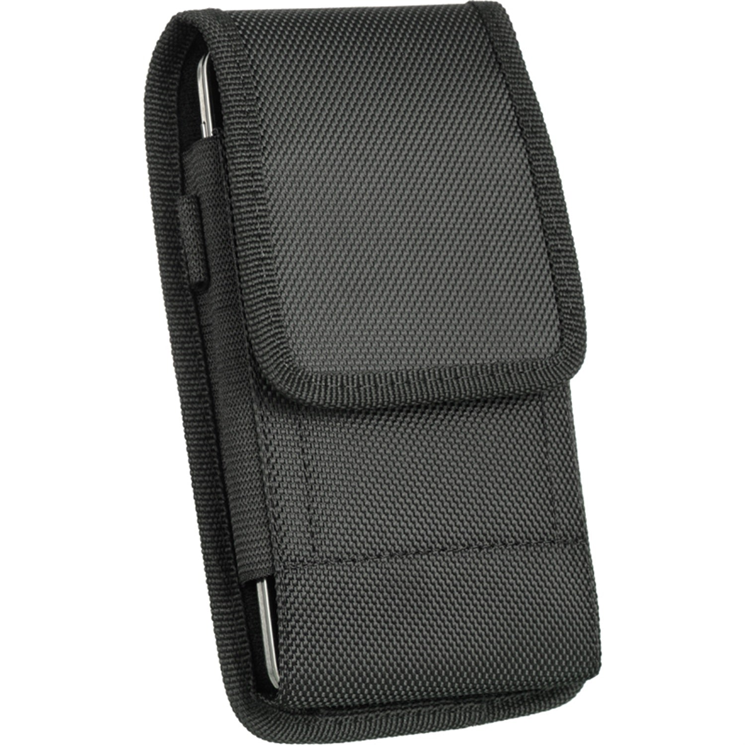LUXMO Large Vertical Universal Nylon Pouch - Black (Retail Packaging)