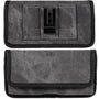 LUXMO Extra Large Horizontal Universal Pouch w/ Dual Card Slots - Dark Denim Fabric - LPOTX-EUH3-BK-2.jpg